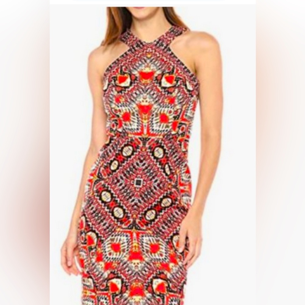Maggy London Halter Neck-Line Dress